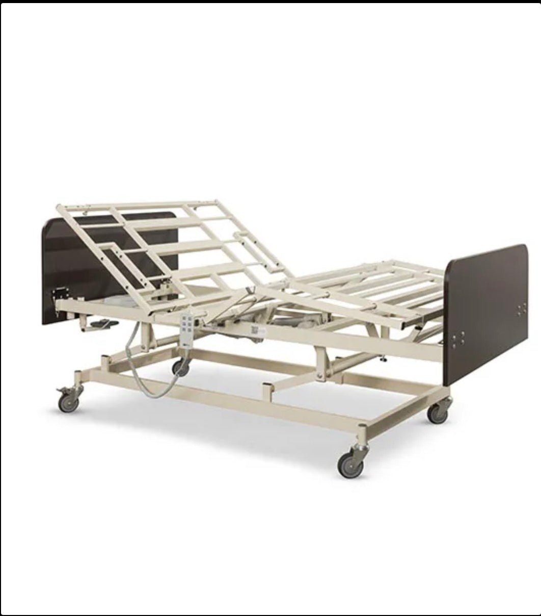 Medacure American Spirit Expandable Width | Long Term Care Bed Frame | Custom Finish & Rail Options - Long Term Care Beds - Stretchers R Us