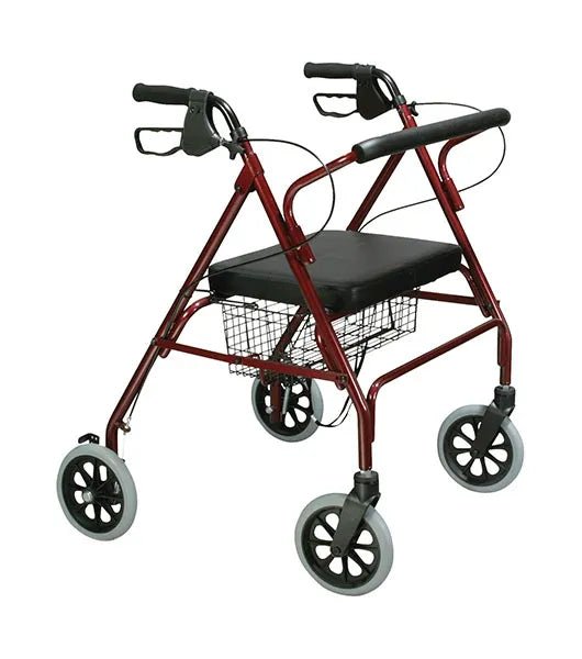 Medacure Bariatric Rollator Walker | RB500 | 500 lb Capacity Mobility Rollator - Bariatric Rollator - Stretchers R Us