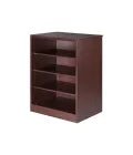 MedaCure BF-SC3 Serenica Collection Behavioral Health 3 Shelf Storage Cabinet | Mahogany, Maple, Cherry & Coastal Grey Finishes - Cabinets - Stretchers R Us