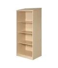 MedaCure BF-WR3-30 Serenica Collection Behavioral Health 3 Shelf Wardrobe | 30" Wide | Mahogany, Maple, Cherry & Coastal Grey Finishes - Wardrobes - Stretchers R Us