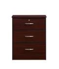 MedaCure CC-BSC3D Contemporary Collection 3 Drawer Bedside Cabinet | Coastal Grey, Cherry & Mahogany Finishes - Bedside Cabinets - Stretchers R Us