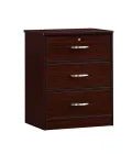 MedaCure CC-BSC3D Contemporary Collection 3 Drawer Bedside Cabinet | Coastal Grey, Cherry & Mahogany Finishes - Bedside Cabinets - Stretchers R Us