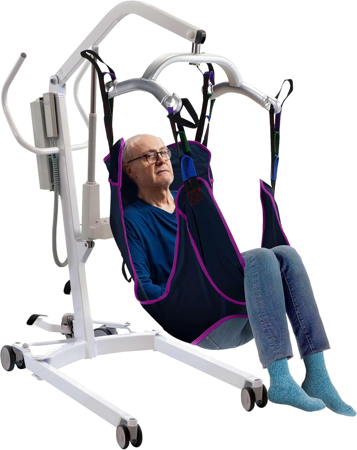 Medacure Full Body Sling with Commode Patient Lift Sling | S100-C, M200-C, L300-C, XL400-C | Multiple Size Options Available - Commode Slings - Stretchers R Us