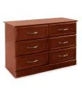 MedaCure HC-DR6D Hamilton Collection 6 Drawer Dresser | Cherry & Mahogany Finishes - Dressers - Stretchers R Us