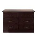 MedaCure HC-DR6D Hamilton Collection 6 Drawer Dresser | Cherry & Mahogany Finishes - Dressers - Stretchers R Us