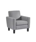 MedaCure HC-LC1S Hamilton Collection Common Area Lounge Chair | Beige, Grey & Steel Colors - Lounge Chair - Stretchers R Us