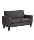 MedaCure HC-LS2S Hamilton Collection Common Area Love Seat | Beige, Grey & Steel Colors - Love Seats - Stretchers R Us