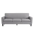 MedaCure HC-S3S Hamilton Collection Common Area 3 Seat Sofa | Beige, Grey & Steel Colors - Sofas - Stretchers R Us