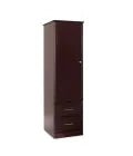 MedaCure HC-WR1D2D Hamilton Collection Wardrobe | 1 Door, 2 Drawer | Mahogany, Cherry & Maple Finishes - Wardrobes - Stretchers R Us
