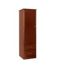 MedaCure HC-WR1D2D Hamilton Collection Wardrobe | 1 Door, 2 Drawer | Mahogany, Cherry & Maple Finishes - Wardrobes - Stretchers R Us