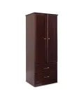 MedaCure HC-WR2D2D Hamilton Collection Wardrobe | 2 Door, 2 Drawer | Mahogany, Cherry & Maple Finishes - Wardrobes - Stretchers R Us
