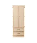 MedaCure HC-WR2D2D Hamilton Collection Wardrobe | 2 Door, 2 Drawer | Mahogany, Cherry & Maple Finishes - Wardrobes - Stretchers R Us