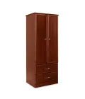MedaCure HC-WR2D2D Hamilton Collection Wardrobe | 2 Door, 2 Drawer | Mahogany, Cherry & Maple Finishes - Wardrobes - Stretchers R Us