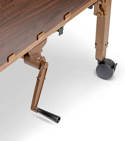 Medacure HCFE36 Full Electric Homecare Bed | Walnut or Black Finish | Full & Half Rail Options Available - Homecare Beds - Stretchers R Us