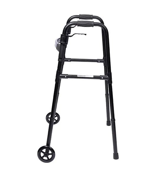 Medacure Lightweight Adult Paddle Walker with 5" Wheels | AW5WP-BLK, AW5WP-BLU, AW5WP-GRN, AW5WP-RED | Multiple Color Options Available - Lightweight Walkers - Stretchers R Us