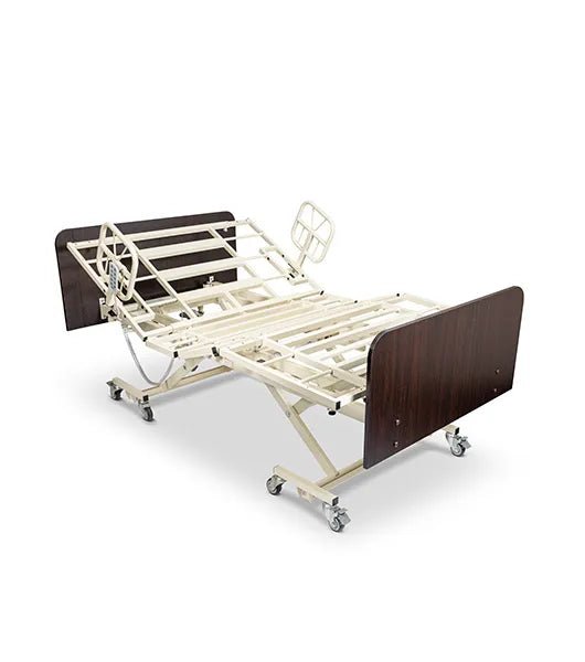 Medacure LX - BARI Lincoln Expandable Bariatric | Long Term Care Bed Frame | Custom Finish & Rail Options - Long Term Care Bed - Stretchers R Us