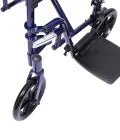 MedaCure TCA17 / TCA19 Lightweight Aluminum Transport Chair | 17" & 19" Seat Widths | Black, Blue & Forest Green - Lightweight Wheelchair - Stretchers R Us