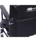 MedaCure TCA17 / TCA19 Lightweight Aluminum Transport Chair | 17" & 19" Seat Widths | Black, Blue & Forest Green - Lightweight Wheelchair - Stretchers R Us