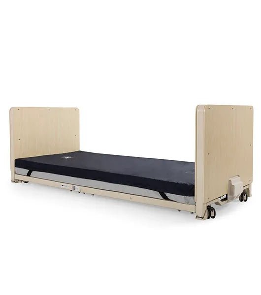 Medacure ULB3.9 - 42 | Ultra - Low 42″ Bed | Long Term Care Bed Frame | Custom Finish & Rail Options - Long Term Care Bed - Stretchers R Us