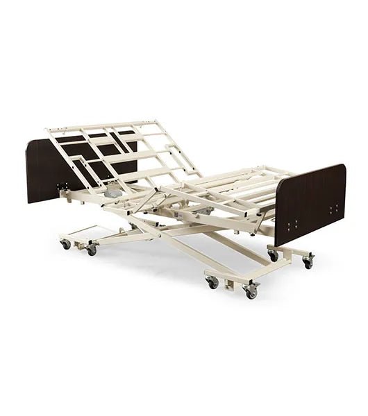 Medacure ULB48 - X - 7/30 Versatile Expandable Ultra Low & High Long Term Care Bed Frame | Custom Finish & Rail Options - Ultra Low LTC Beds - Stretchers R Us