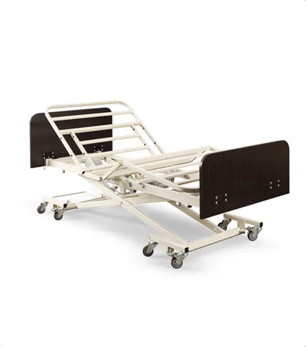 Medacure ULB7/30 Ultra Low & High Long Term Care Bed Frame | Custom Finish & Rail Options - Ultra Low LTC Beds - Stretchers R Us