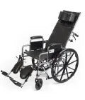 MedaCure Wings | W1616-R-ELR / W1816-R-ELR / W2016-R-ELR / W2218-R-ELR / W2418-R-ELR | Full Reclining High Back Wheelchair | Multiple Configurations Available - Reclining Wheelchair - Stretchers R Us