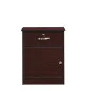 MedaCure CC-NS1D Contemporary Collection 1 Drawer Nightstand | Coastal Grey, Cherry & Mahogany Finishes