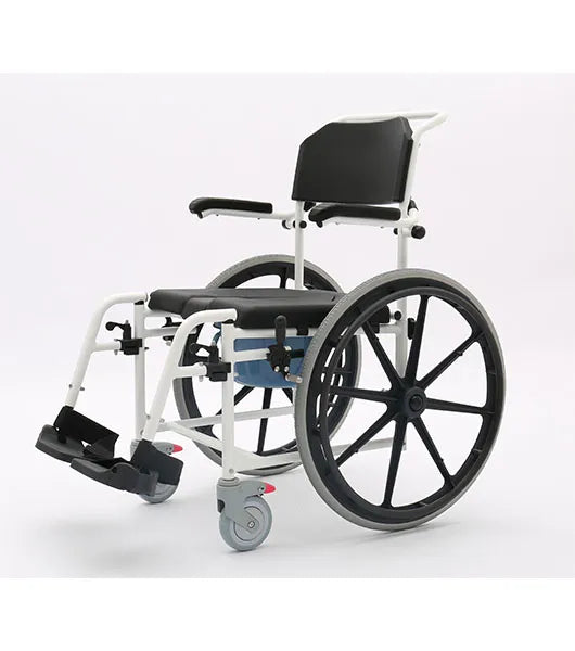 Medacure SC350 Rolling Shower Wheelchair with Commode | 350 lb Weight Capacity