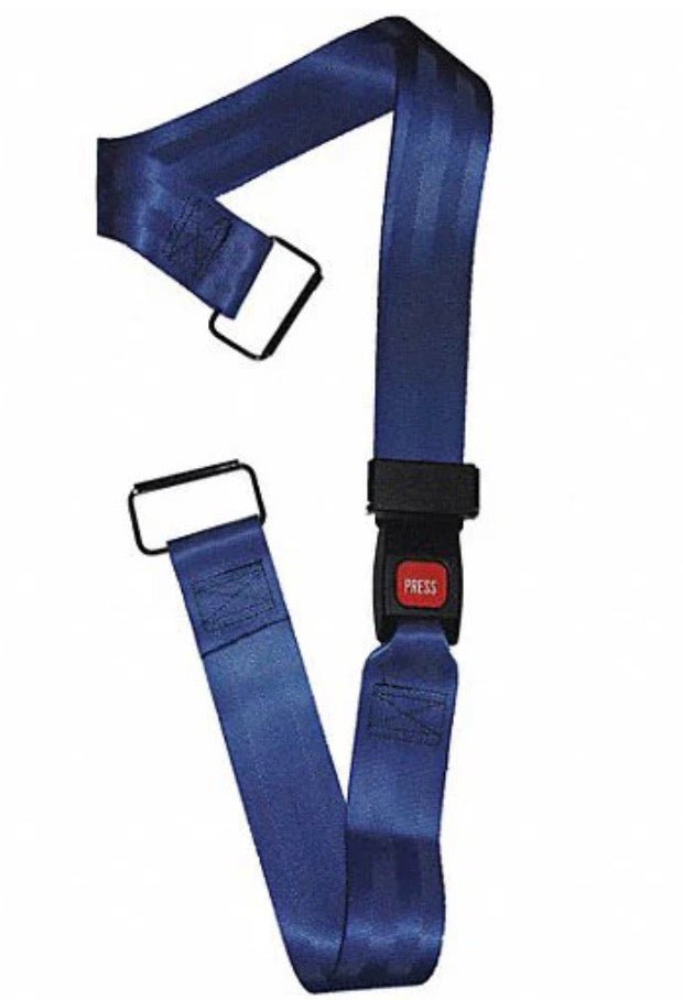 Nylon Restraint Strap with Metal Buckle & Metal Loop - stretcher straps - Stretchers R Us