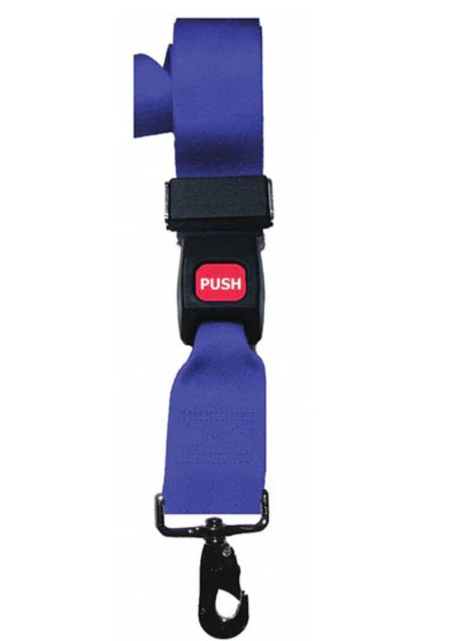 Nylon Restraint Strap with Metal Buckle & Swivel Speed Clip - stretcher straps - Stretchers R Us