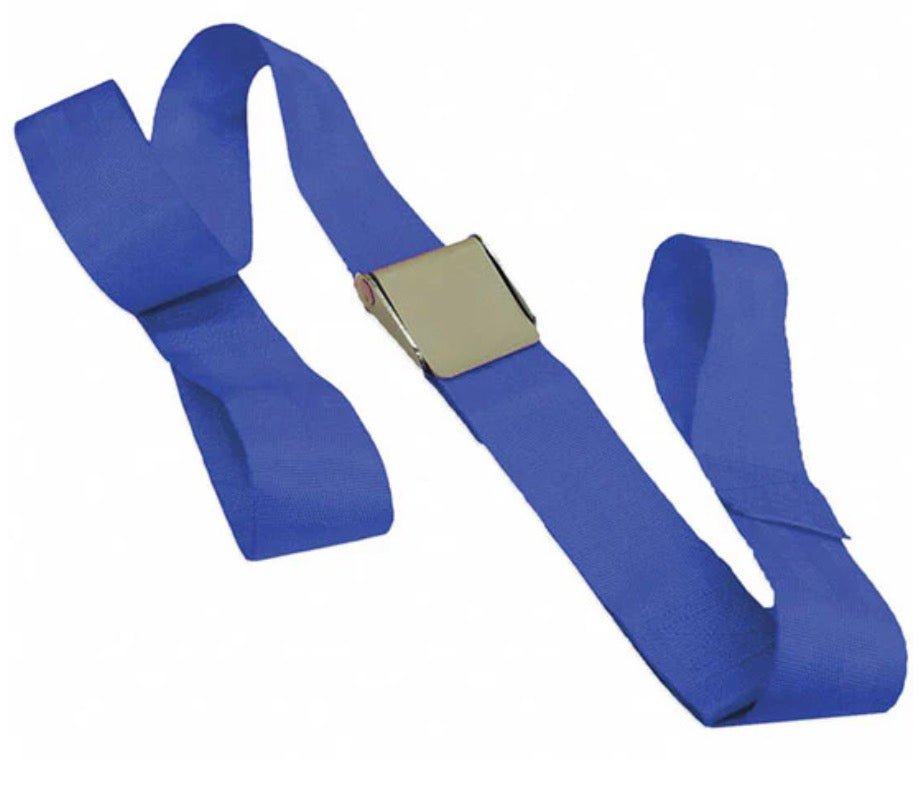 Nylon Restraint Strap with Metal Cam Buckle & Loop End - stretcher straps - Stretchers R Us