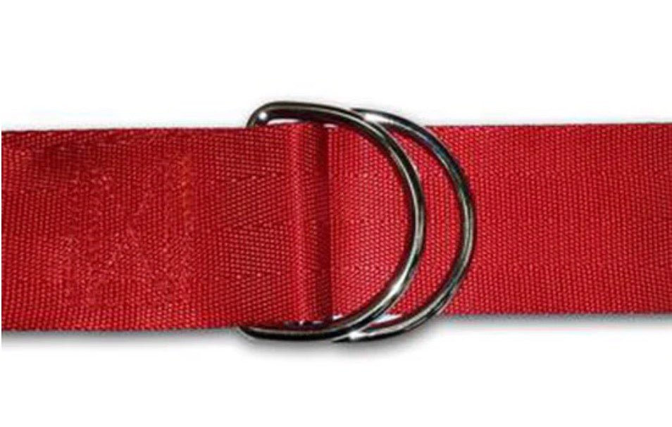 Nylon Restraint Strap with Metal Double D - Ring - stretcher straps - Stretchers R Us