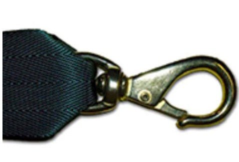 Nylon Restraint Strap with Plastic Side Release Buckle & Big Brass Swivel Speed Clip - stretcher straps - Stretchers R Us