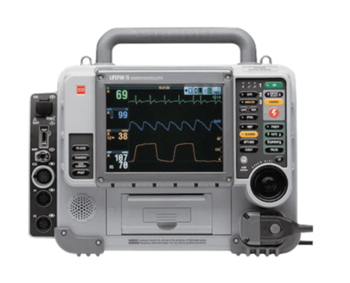 Physio - Control LIFEPAK15 Monitor / Defibrillator V4 - Refurbished - Stretchers R Us