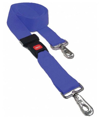 Polypropylene Restraint Strap with Metal Buckle & Swivel Speed Clip - stretcher straps - Stretchers R Us