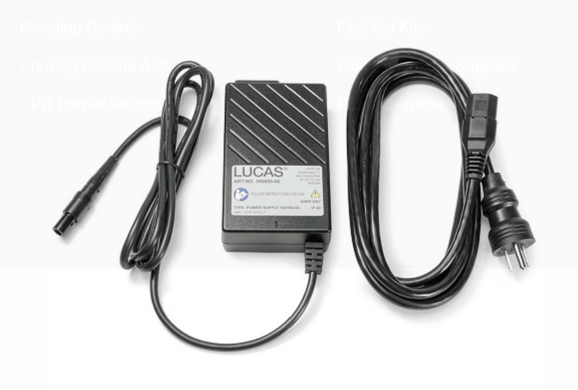 Power Supply Cord for LUCAS 2 & LUCAS 3 Chest Compression System by Physio - Control - Stretchers R Us