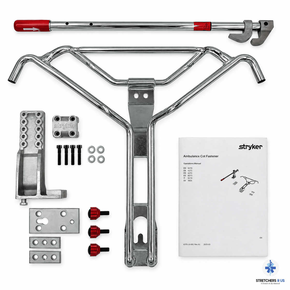 Stryker 6370 Floor Mount Cot Fastener System - Stryker - Stretchers R Us