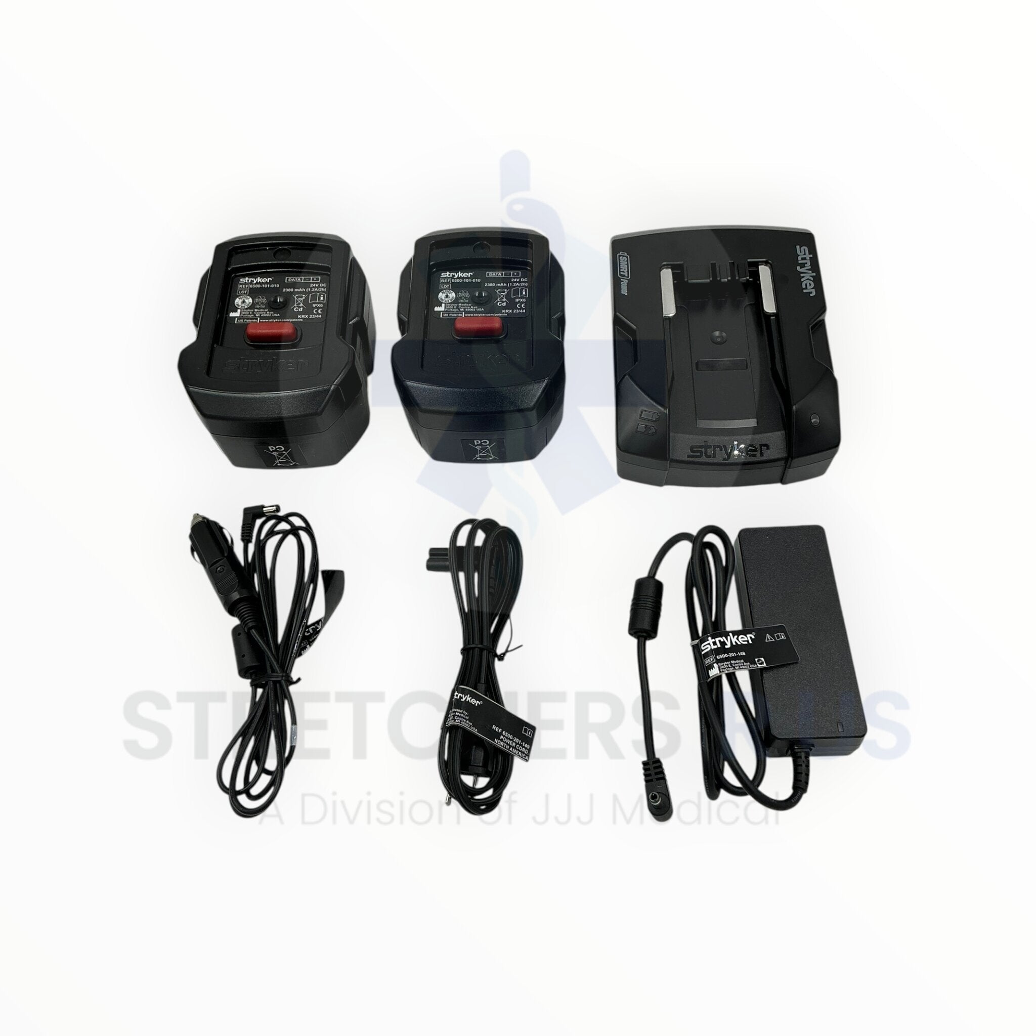 Stryker | 6500700058 | Complete SMRT Battery and Charger Kit for Power-PRO Cots - Stryker - Stretchers R Us