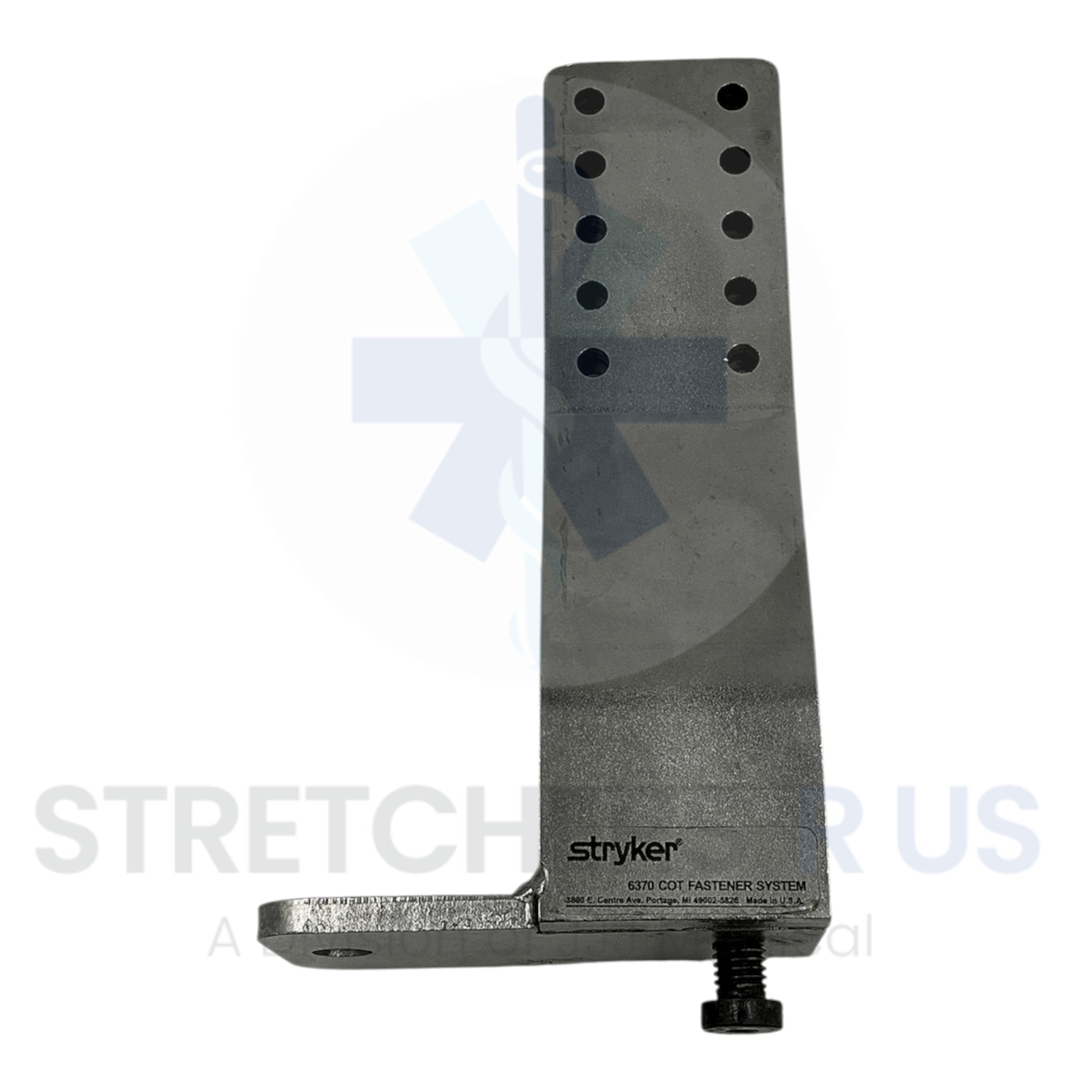 Stryker | MPN 6360030024S | Rail Support Bracket Assembly For Locking Pole - Medical Stretcher Parts - Stretchers R Us