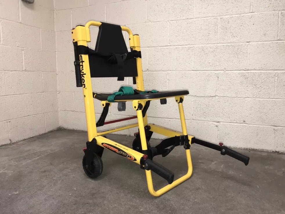 Stryker Stair - PRO (6250) Stair Chair – 500 lb Capacity – Without Front Guide Wheels - Stryker - Stretchers R Us