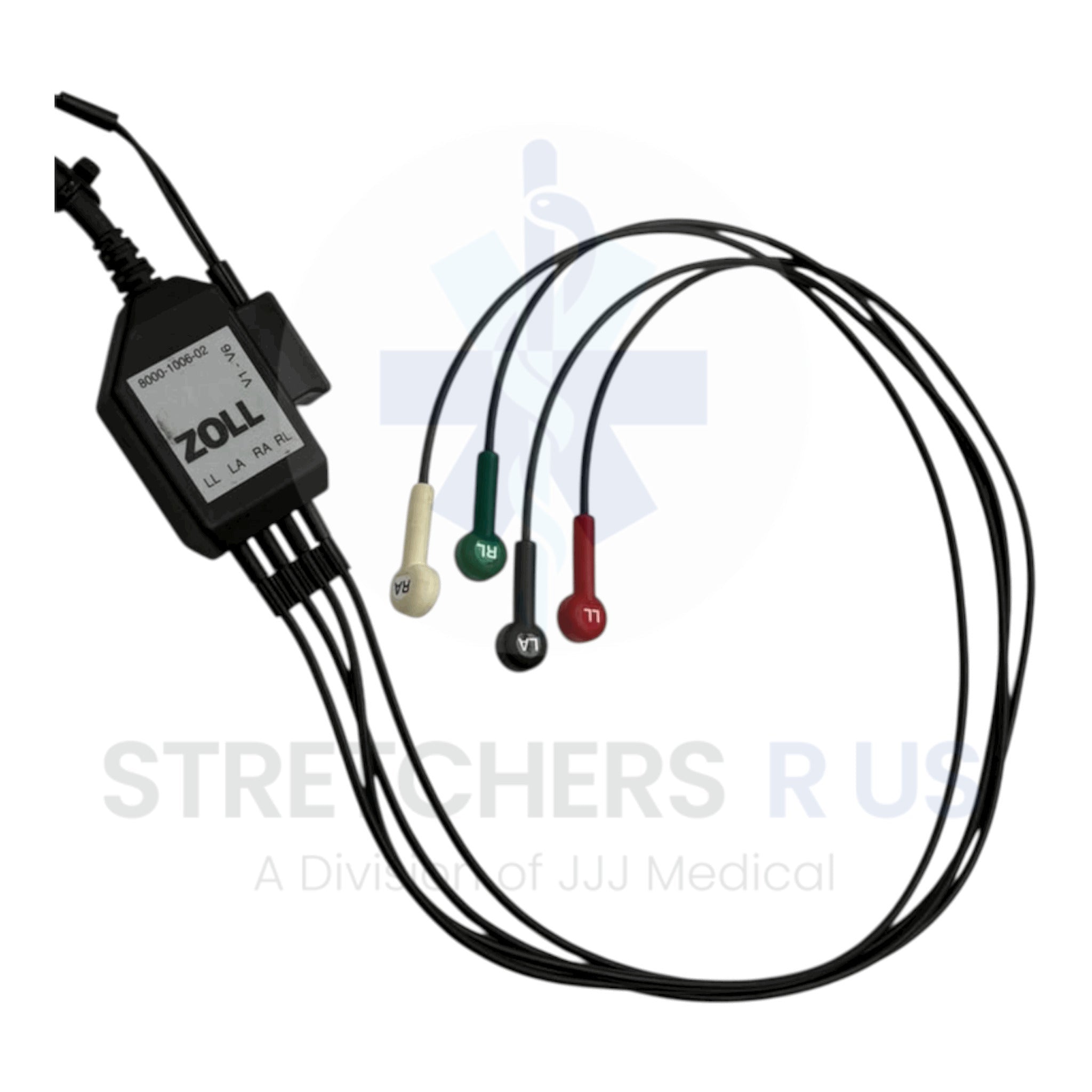 ZOLL | 8000-1006-02 | 7 ft Limb-Lead Patient Cable for 12-Lead ECG - Stretchers R Us