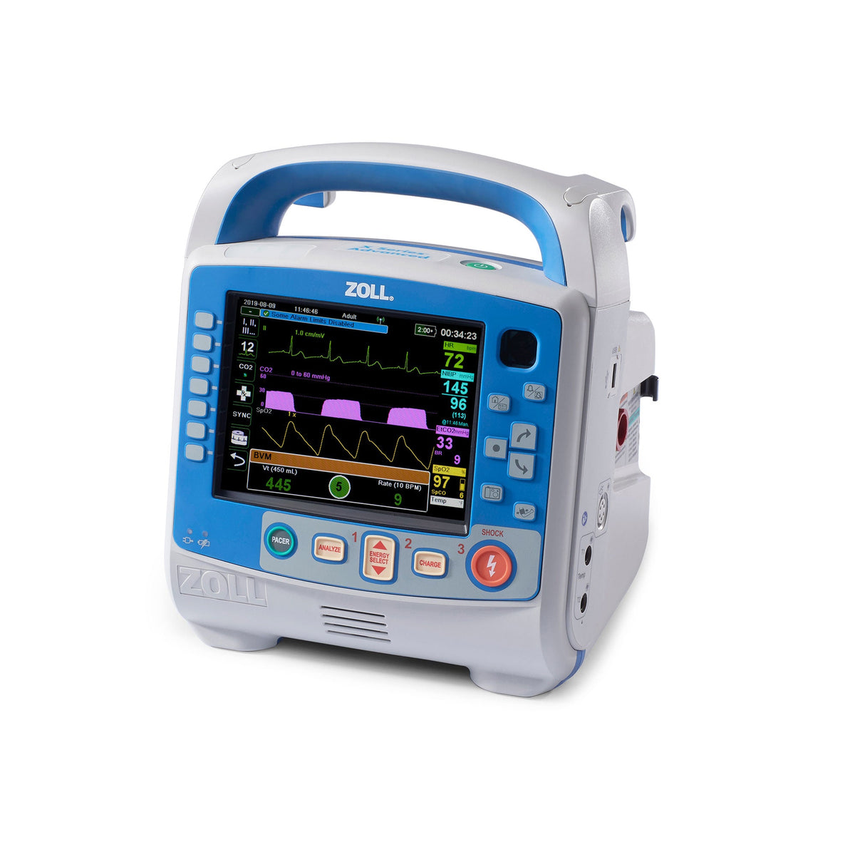 Zoll X Series Advanced Defibrillator Monitor - Refurbished - ZOLL - Stretchers R Us