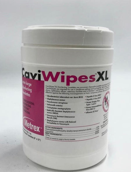 CaviWipes Towelettes (X-Large: 9" x 12") 65/Can CAVI65