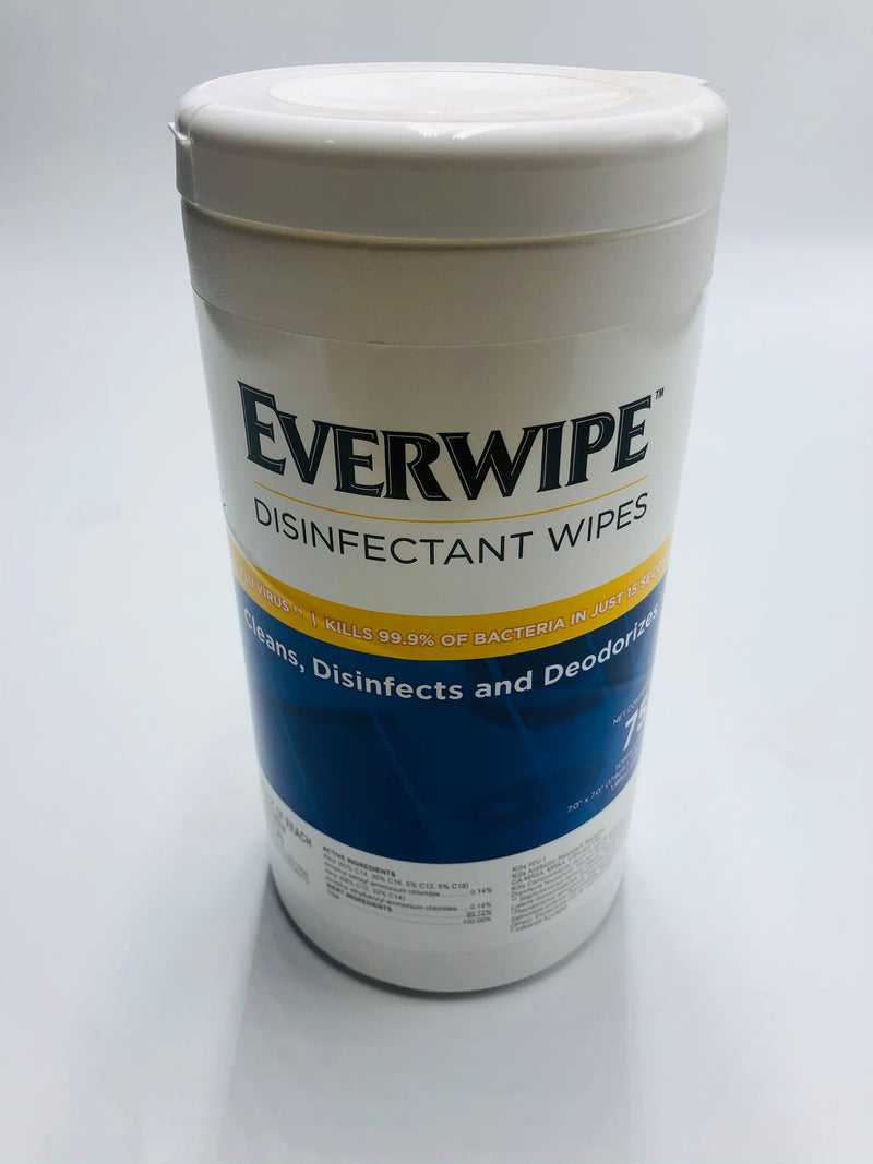 EverWipe  Disinfectant Wipes S15765 Lemon Scent, 75 ct  ( APP N ) S15765
