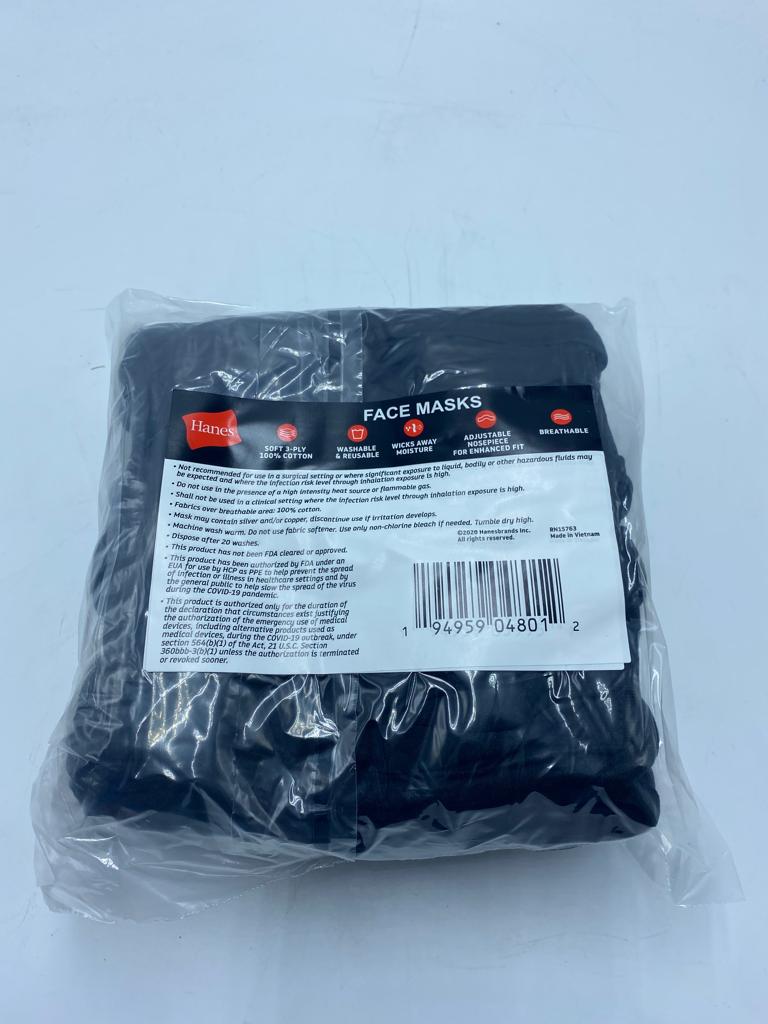 Hanes Face Mask Pack of 50 HANESMASK - JJJ Medical