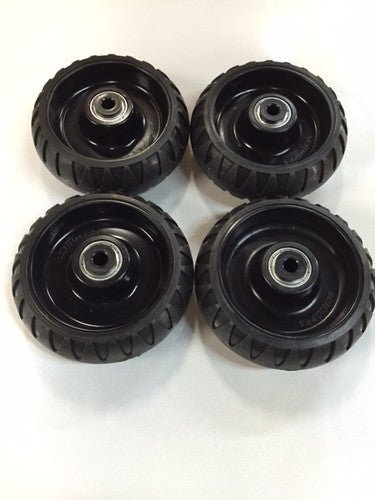 Set Of 4 Stryker Ground Wheels for All Models | New R.62 stre 7/16 (6x2tpr)B - Stryker - JJJ Medical