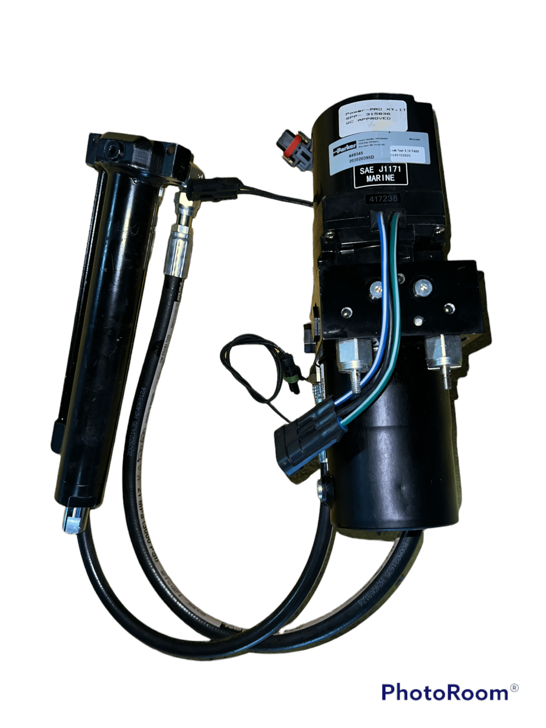 Stryker Power Pro Complete Motor with hoses 6500101030 - Medical Stretcher Parts - JJJ Medical