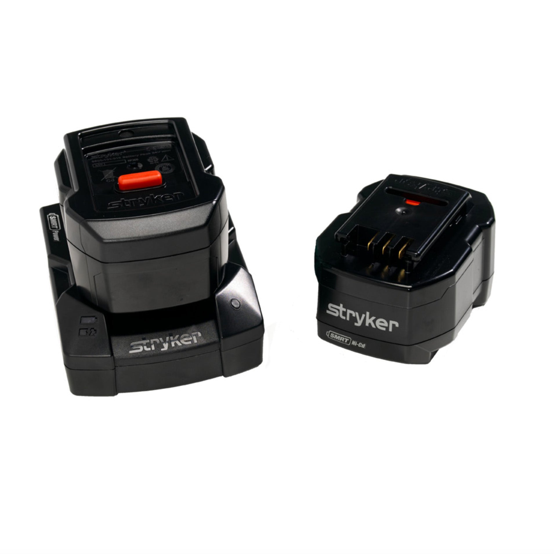 Stryker SMRT Battery Kit For Powered Ambulance Cots (Includes Two Batteries,Charger Dc Cable) | Used 6500700041